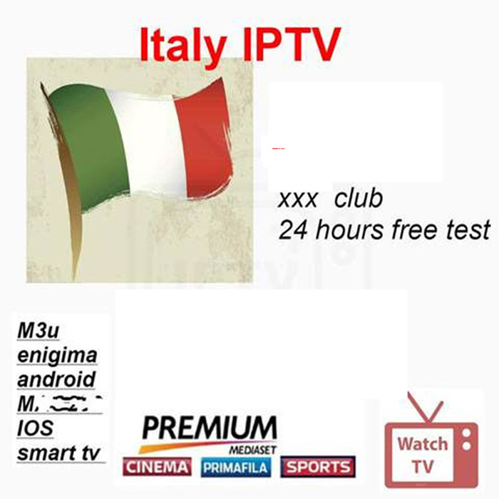 IPTV Panel Supplier Italia IPTV Abbonamento M3u Italy Albania German for Smart TV Stable IPTV Code with VOD Series