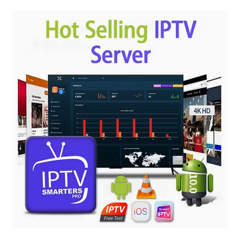 Crystal IPTV 12month Ott Subscription M3u List Free Test for Arabic Pakistan European Ex Yu Us UK Canada Reseller Panel 