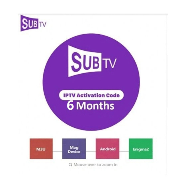 Hot Selling SUBTV IPTV Subscription French World Channel List 12 Months IPTV Account Reseller IPTV 1 year