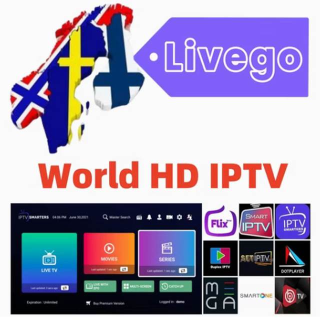 Livego Umetvpro IPTV Subscription Reseller Panel IPTV Xtream Code M3u for Nordic Europe Set Top Box Free Test 