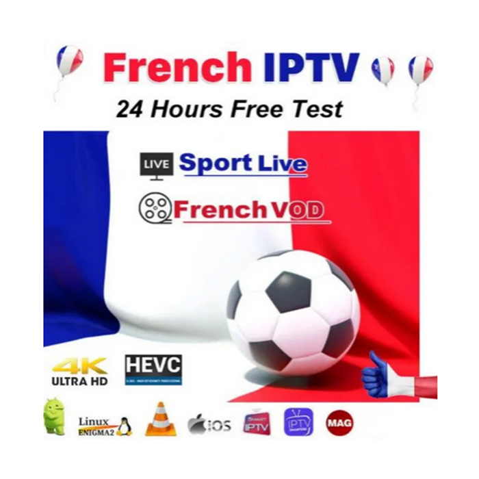 Hot Selling SUBTV IPTV Subscription French World Channel List 12 Months IPTV Account Reseller IPTV 1 year