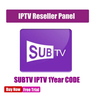 Subtv France IPTV Reseller Panel Platform Support 3 Connections for Full 4K HD European French Arabic Lxtream APP Smart TV 