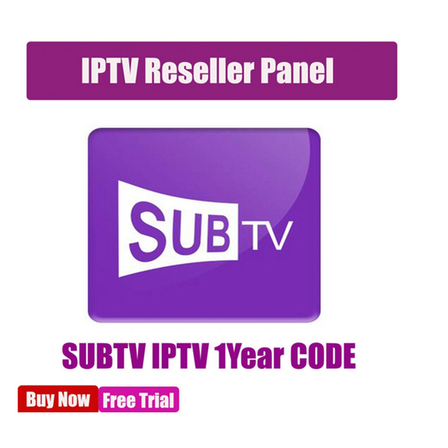 Subtv France IPTV Reseller Panel Platform Support 3 Connections for Full 4K HD European French Arabic Lxtream APP Smart TV 