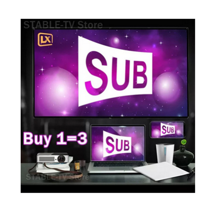 Subtv QHDTV Lxtream Stable List IPTV French Smart TV IPTV Europe 12 Months Code