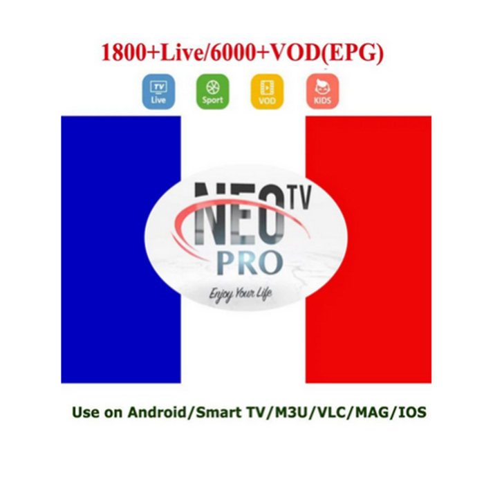 Cheap&Stable Android Neox2 IPTV Set Top Box X96 Mini Smart TV Box Live VOD France Sudan French Neotv PRO TV Arabic IPTV 