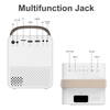 Smart Mini projector T2 Android 6.0 2GB ram 16GB rom 8000 lumens 2.4G/5G dual WIFI Projecotrs For home theater