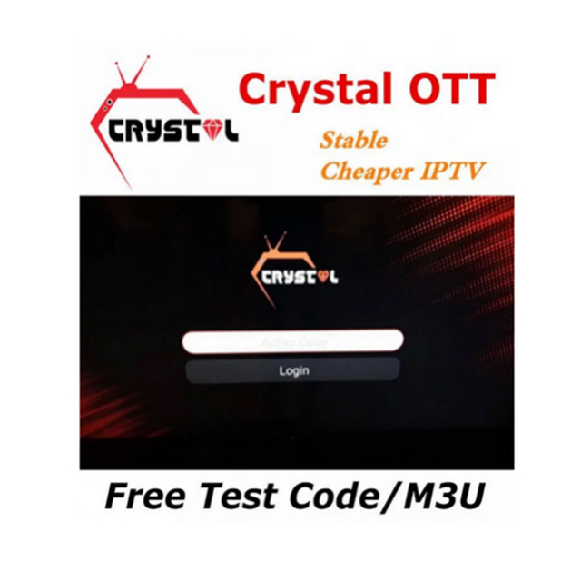 Crystal IPTV 1 Year Subscription Channels Canada Canadian Spanish Italian Channel IPTV High Quality Panel Reseller