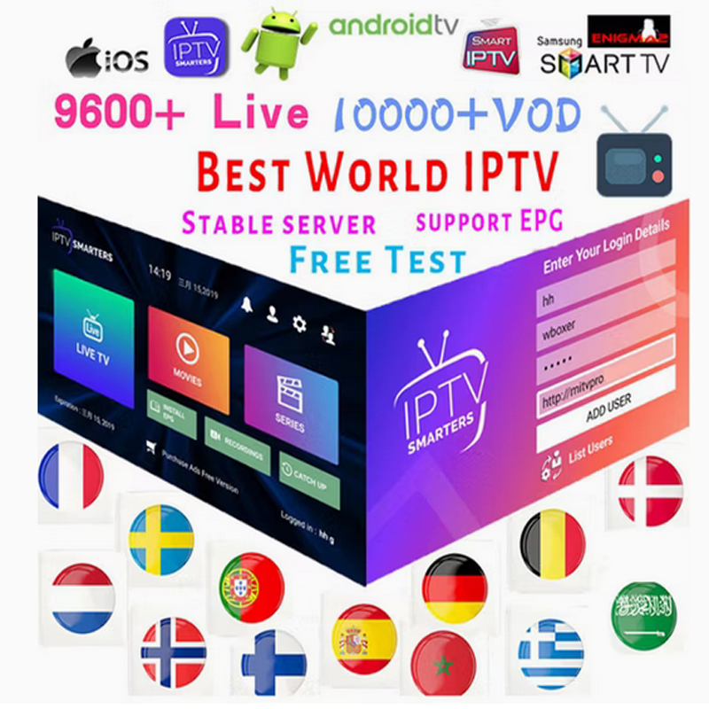Lion Ott IPTV Stable Servers Reseller Panel Europe English UK USA Belgium Dutch Spain Germany Canada M3u Subscription for Android TV