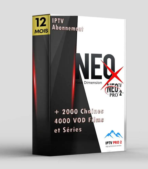 IPTV Neotv Pro Neox2 Abonnement 12-months Neo Tv France Français IPTV Neotv French Qhdtv Subtv 1 Year Chaînes Subscription
