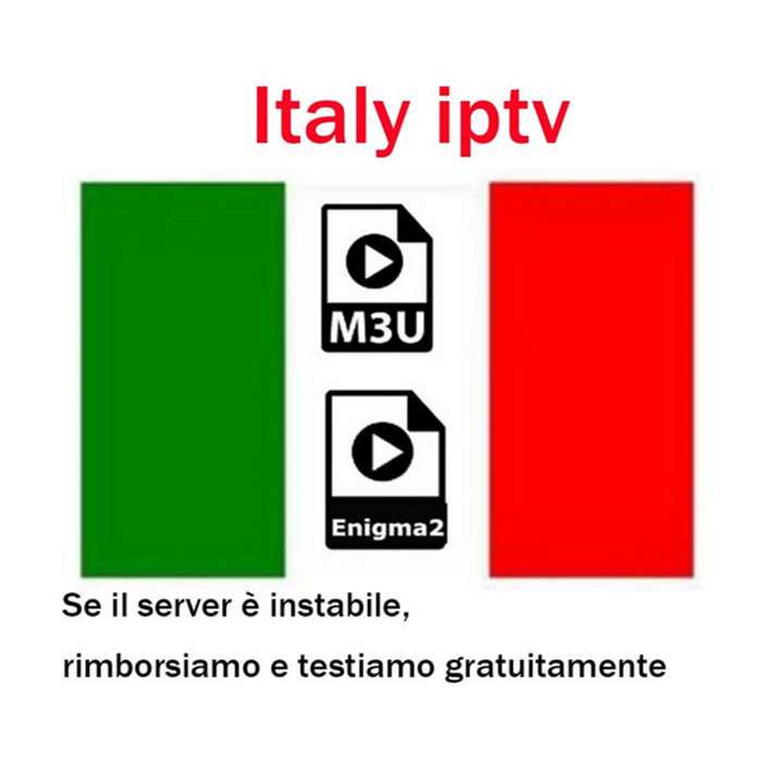 IPTV Panel Supplier Italia IPTV Abbonamento M3u Italy Albania German for Smart TV Stable IPTV Code with VOD Series